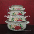 enamel casserole pot of customzing & Chinese enamelware